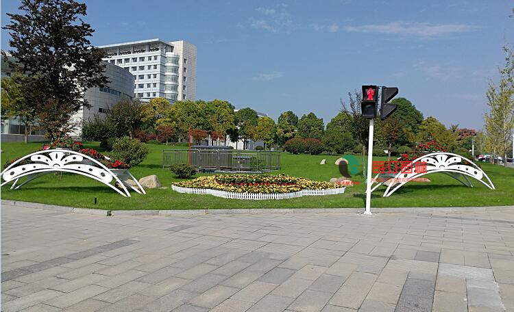 广场公园景观绿化铁艺花器