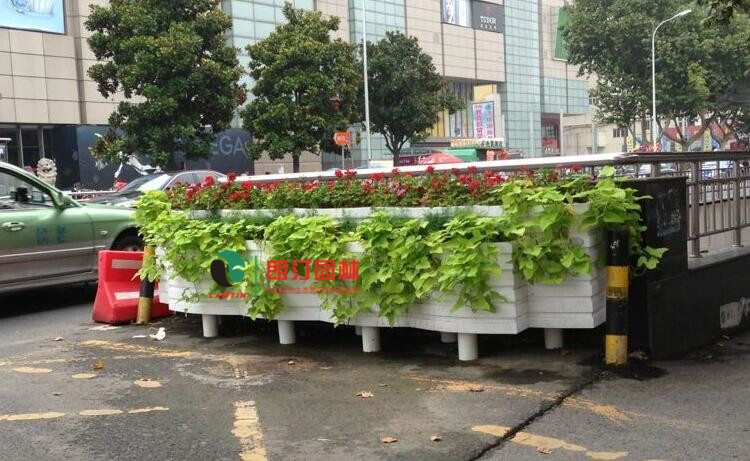 道路安全岛景观绿化花箱 道路安全岛景观绿化花箱