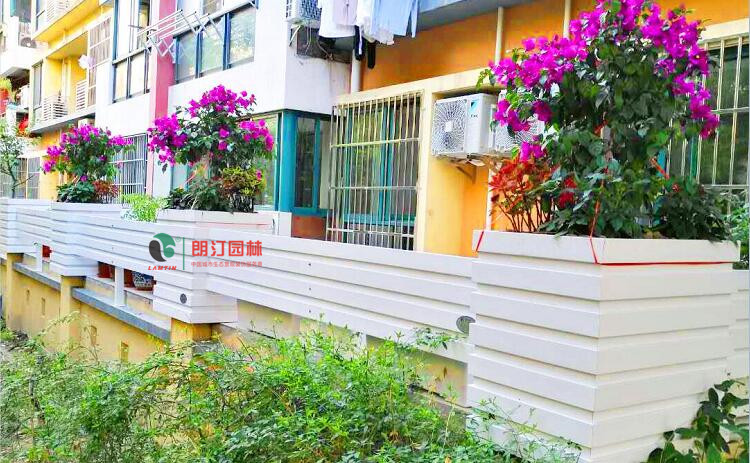 上海闵行区阳台庭院围墙绿化花箱