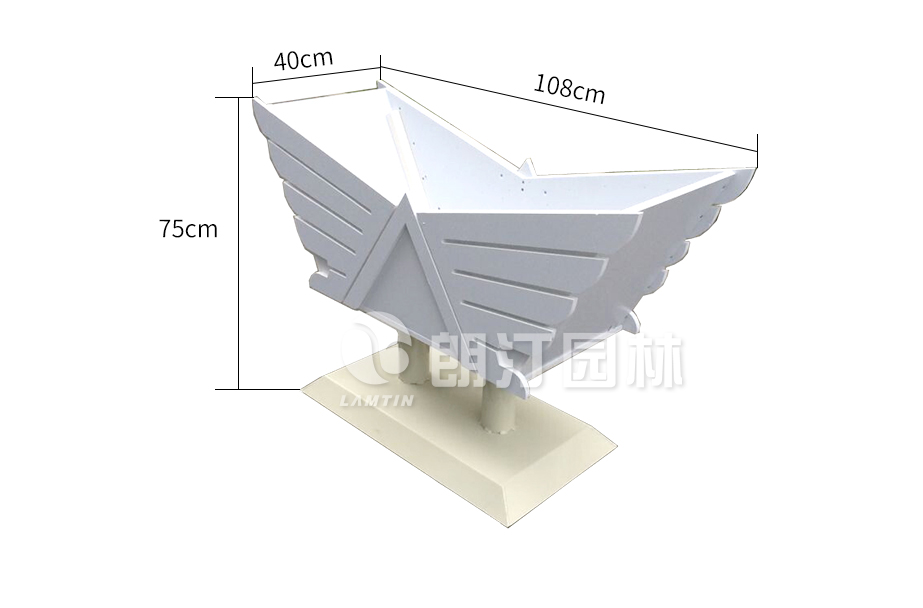 飞翔艺术花箱尺寸图