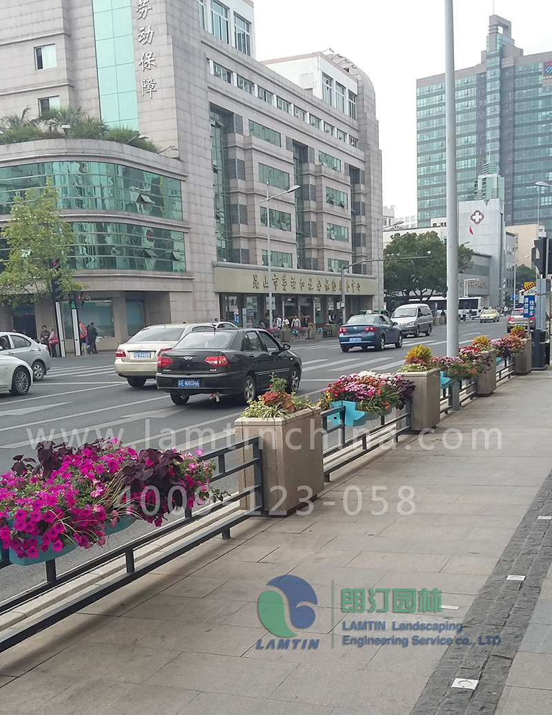护栏绿化 护栏绿化